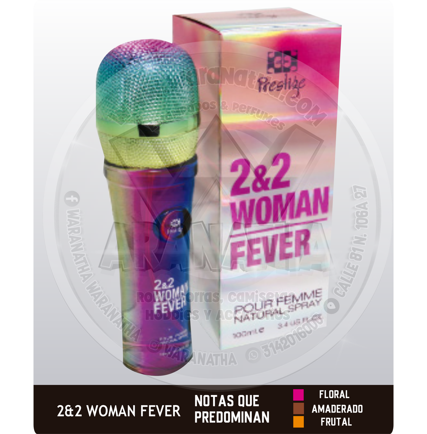 Perfume 2&2 WOMAN FERVER para mujer