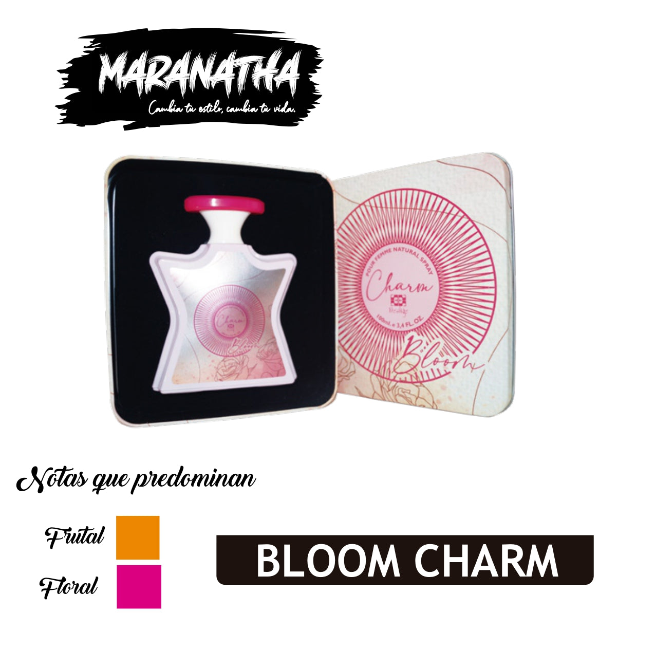 Perfume Bloom Charm para dama