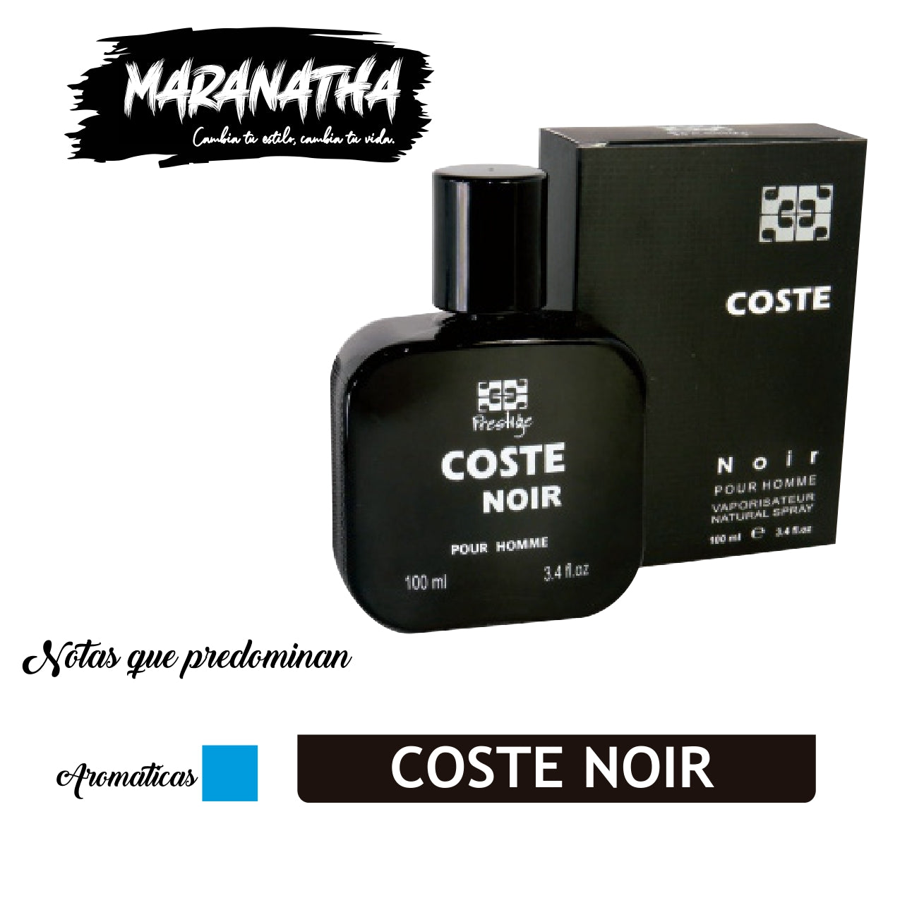 Perfume Coste Noir para Hombre