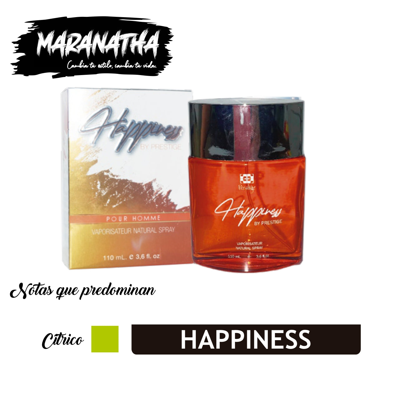 Perfume Happiness para hombre